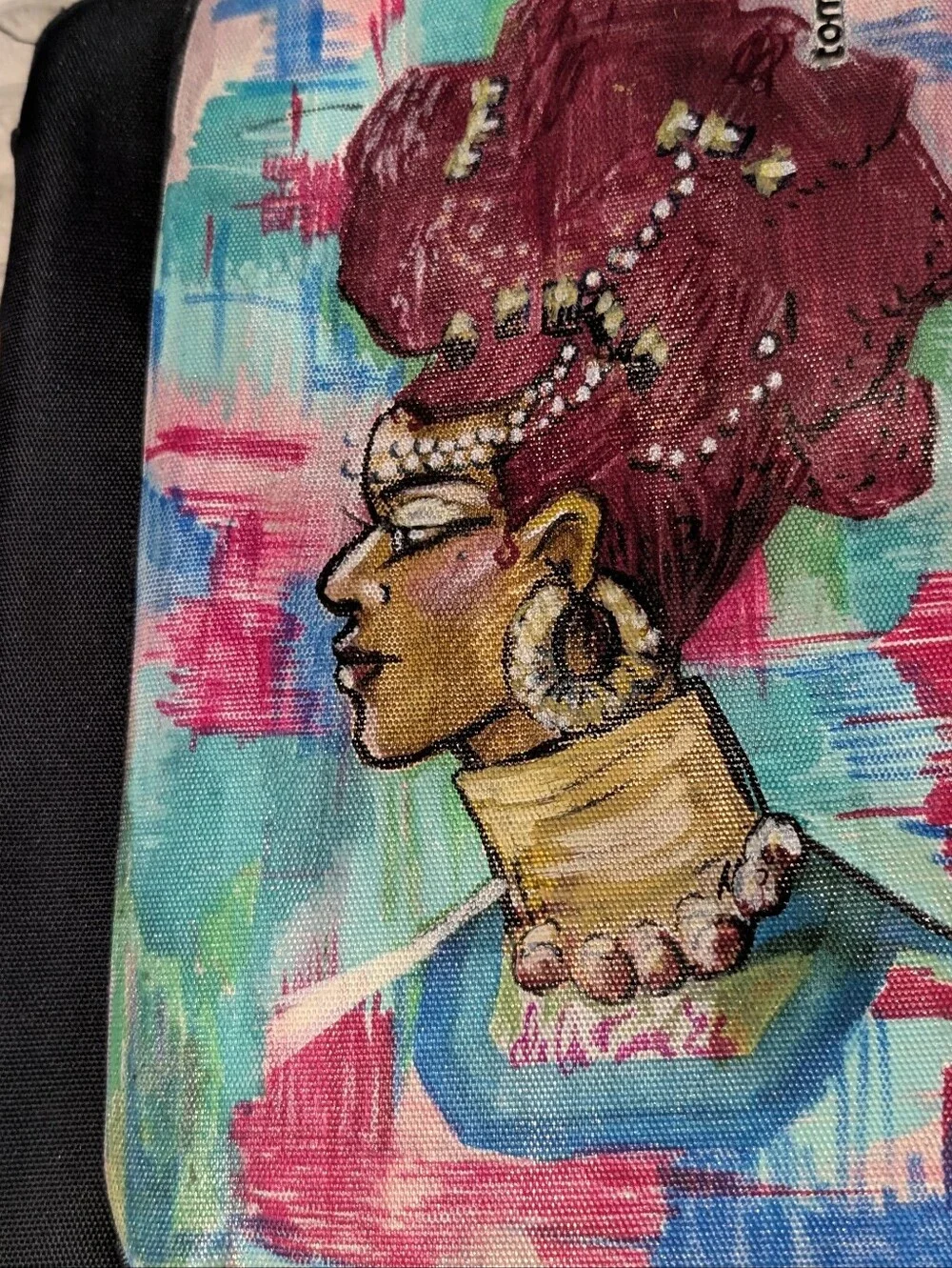 Custom Painted Egyptian Theme Tomtoc sleeve iPad Pro 13”, Air 13” ‘(13”x9”)